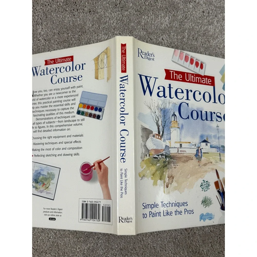 The Ultimate Watercolor Course Reader's Digest Simple Techniques Art Book 2003